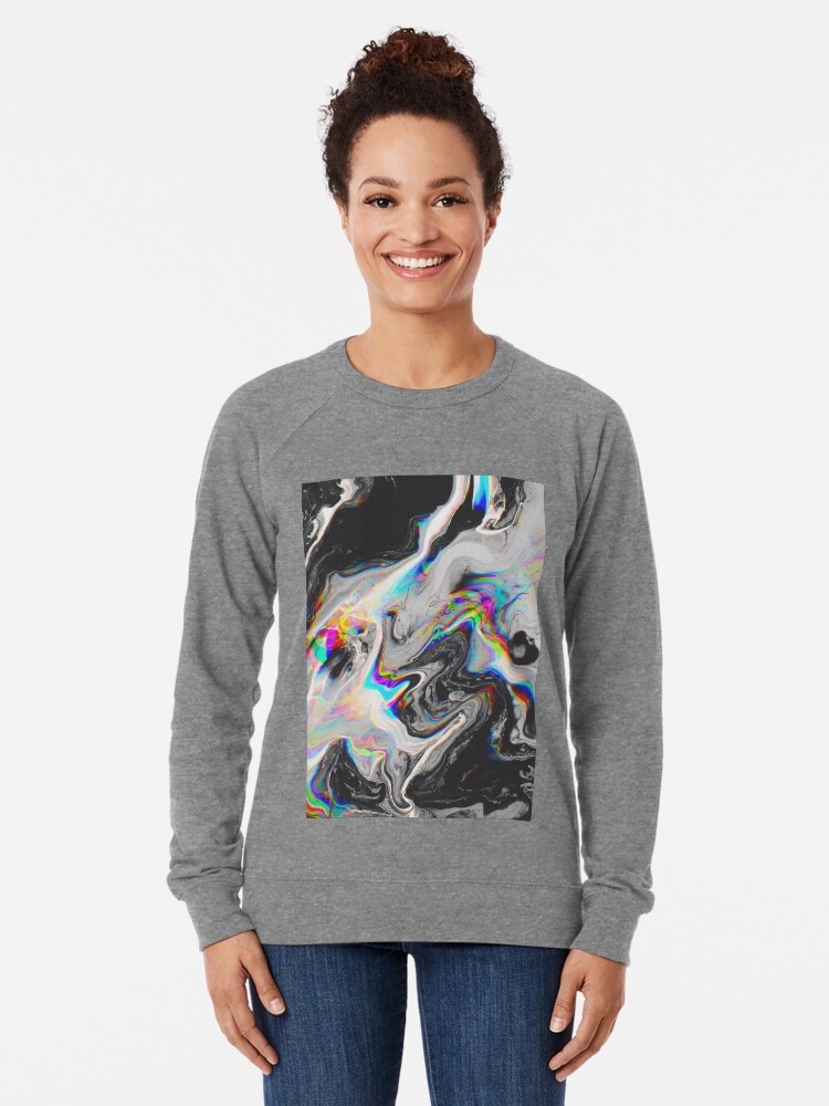 Alternate view of CONFUSION IN HER EYES THAT SAYS IT ALL Lightweight Sweatshirt