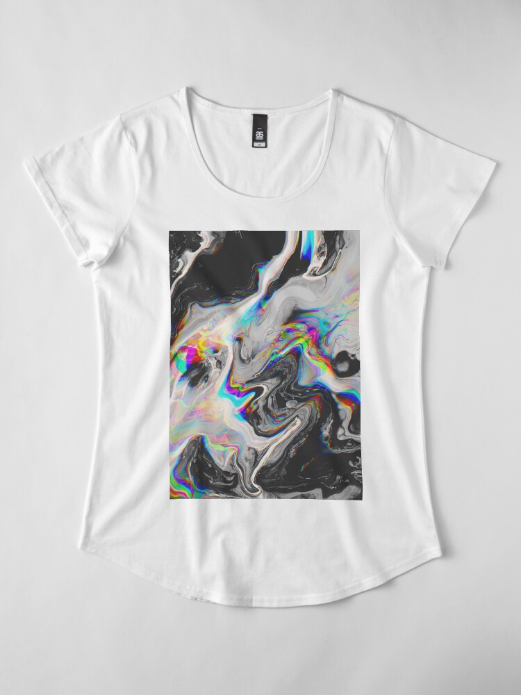 Alternate view of CONFUSION IN HER EYES THAT SAYS IT ALL Premium Scoop T-Shirt