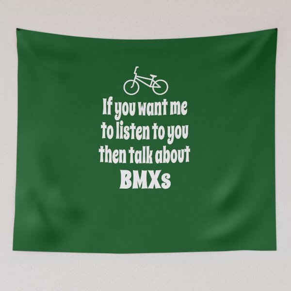 Item preview, If You Want Me To Listen To You Then Talk About BMXing designed and sold by Merch-Tees.