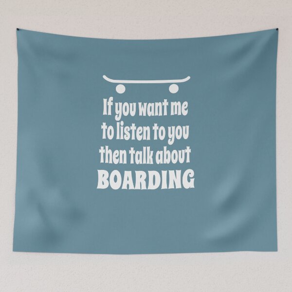 Item preview, If You Want Me To Listen To You Then Talk About Skateboarding designed and sold by Merch-Tees.