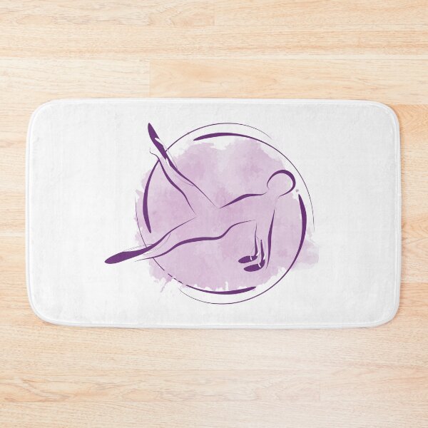 Item preview, Pilates pose with watercolor effect designed and sold by sashica.