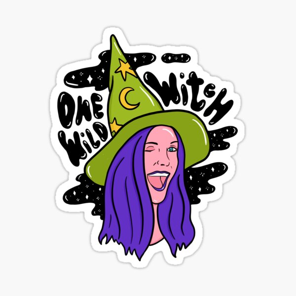 Item preview, One Wild Witch designed and sold by doodlebymeg.