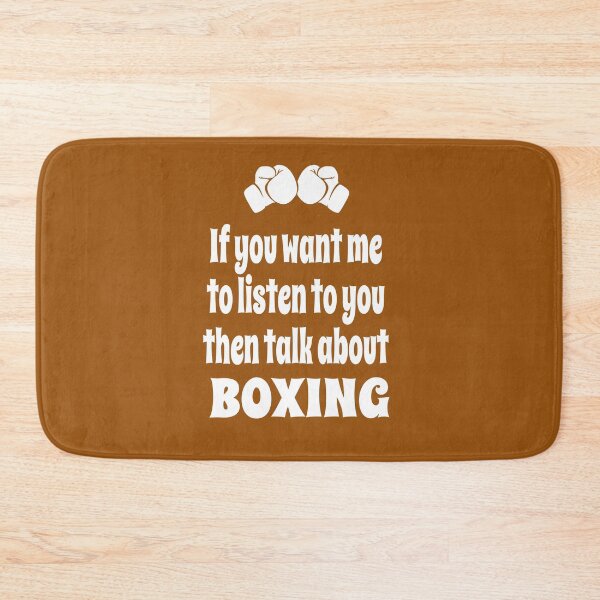 Item preview, If You Want Me To Listen To You Then Talk About Boxing designed and sold by Merch-Tees.