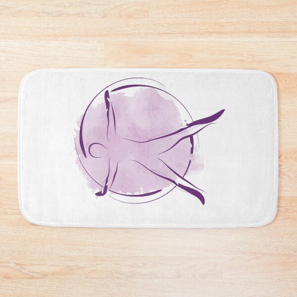 Item preview, Pilates pose with watercolor effect designed and sold by sashica.