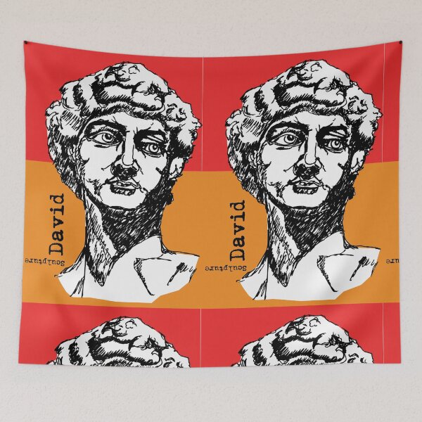 Artikelvorschau, Ich bin ein Künstlert-shirt | David (Michelangelo) Skizze Abbildung entworfen und verkauft von KARTICK DUTTA.