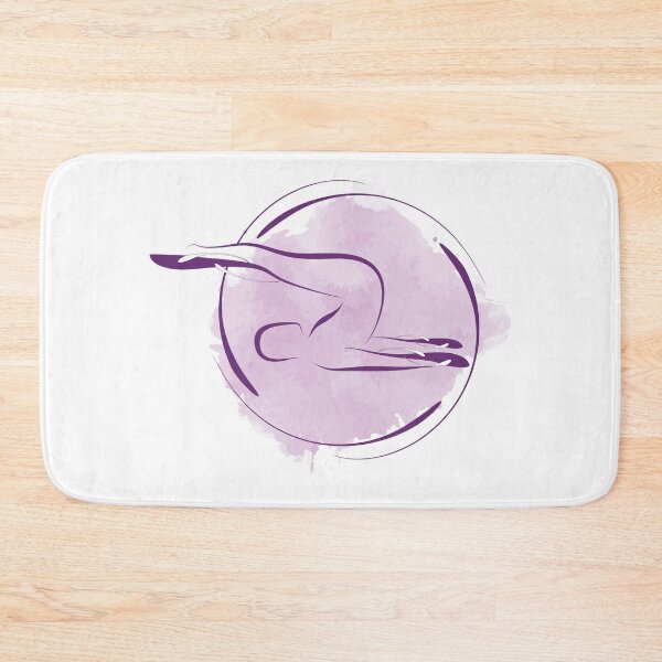 Item preview, Pilates pose with watercolor effect designed and sold by sashica.