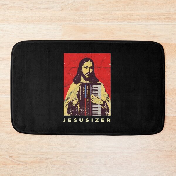 Item preview, Vintage Jesus Synthesizer Holy Synth Nerd God Studio design designed and sold by A-Fashion.