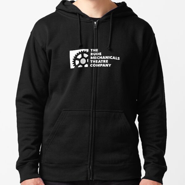 Rude Mechanicals Logo Zipped Hoodie
