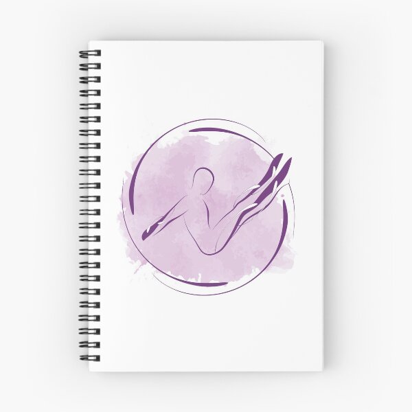 Item preview, Pilates pose with watercolor effect designed and sold by sashica.