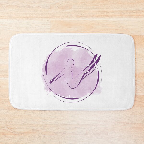 Item preview, Pilates pose with watercolor effect designed and sold by sashica.