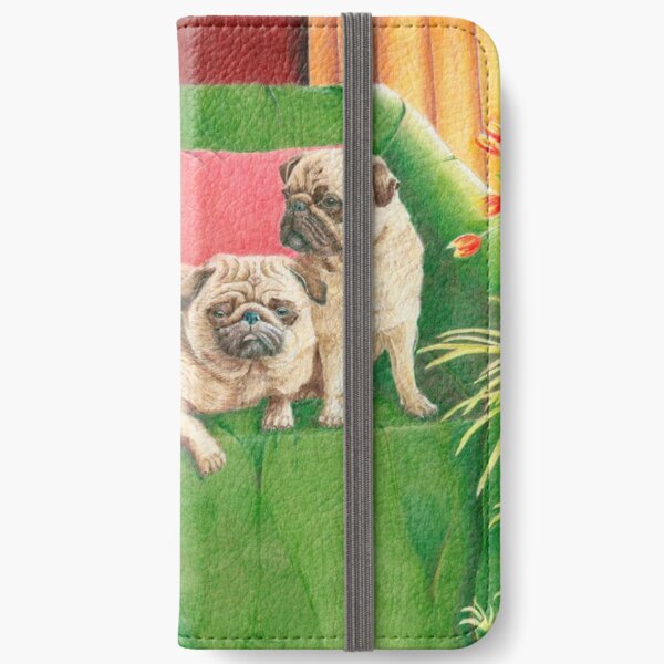 Pugs - Good company iPhone Wallet