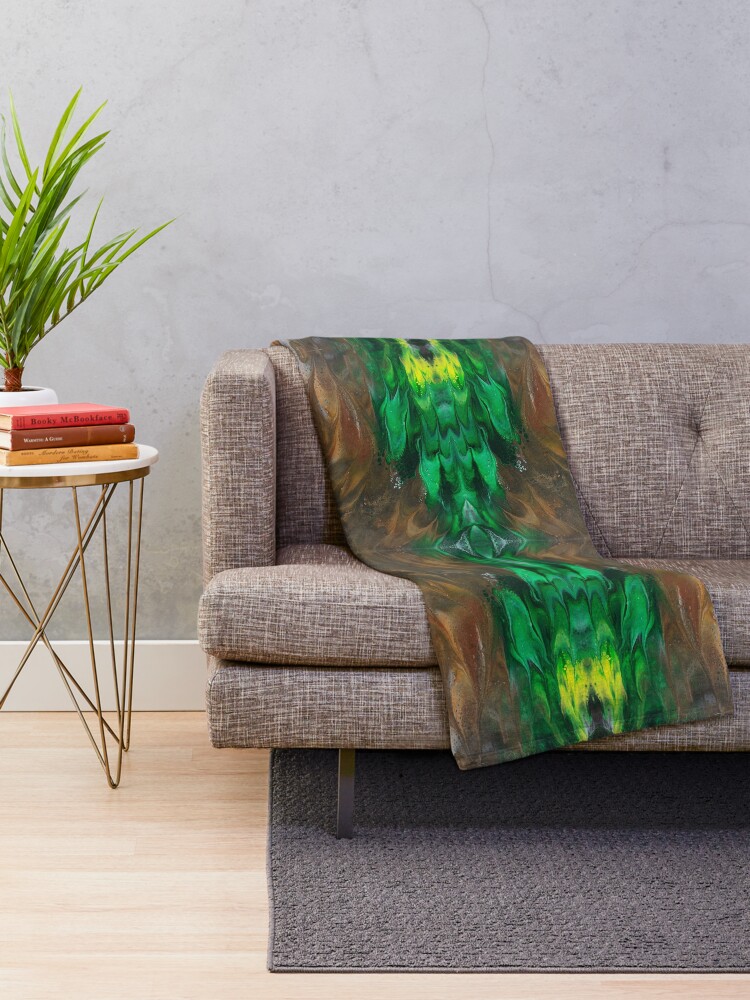 Alternate view of Terramorphosis Throw Blanket