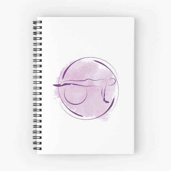 Item preview, Pilates pose with watercolor effect designed and sold by sashica.