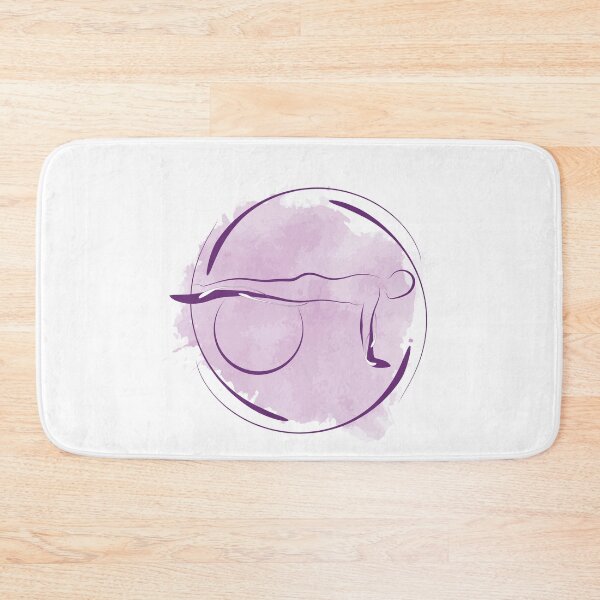 Item preview, Pilates pose with watercolor effect designed and sold by sashica.