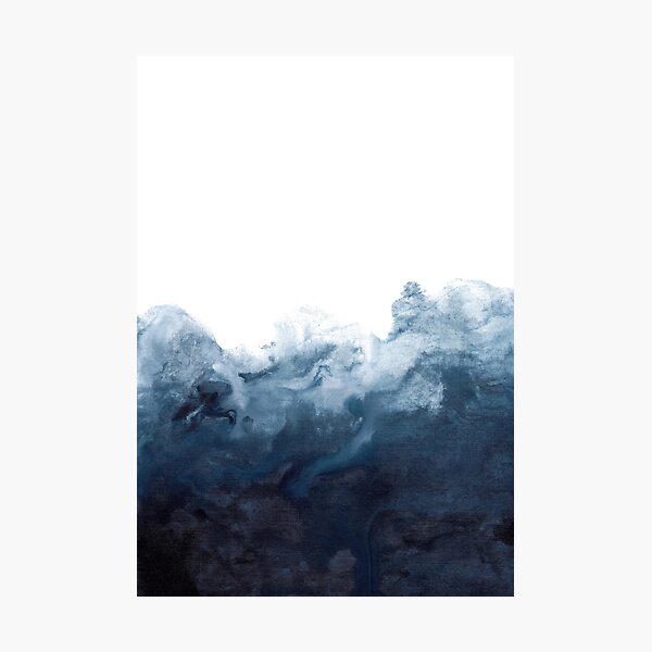 Indigo Depths No. 2 Photographic Print