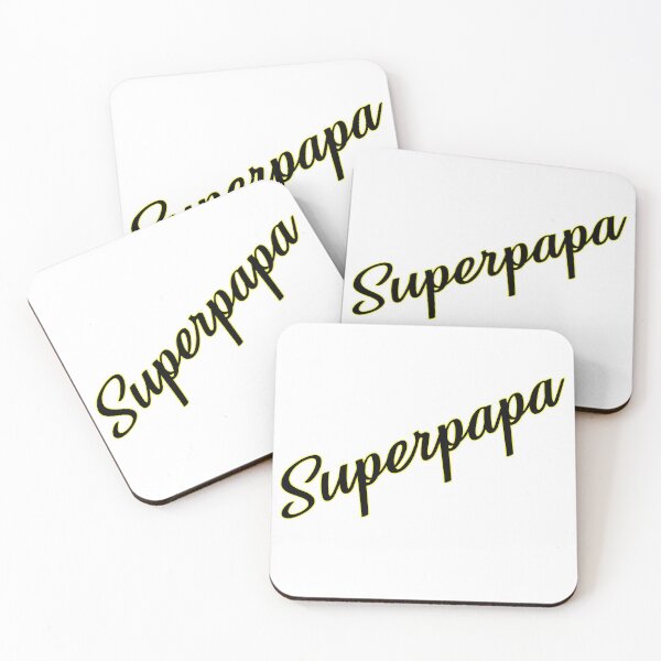 Item preview, Superpapa black and yellow design designed and sold by Sitamood.