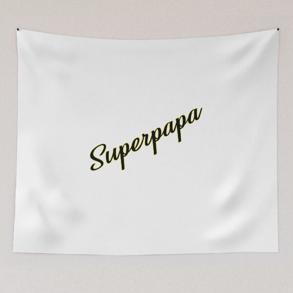 Item preview, Superpapa black and yellow design designed and sold by Sitamood.