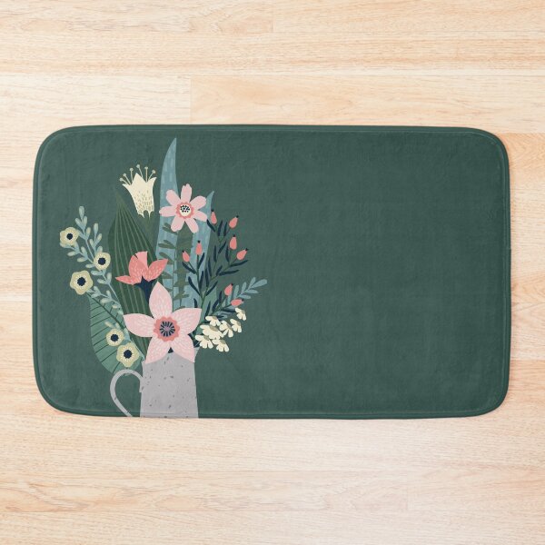 Item preview, Plant Lady Floral Pink Mint Bouquet Pastel Botanical Love designed and sold by ClassicalHollow.