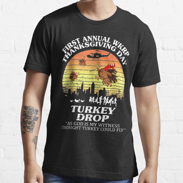 Wkrp-Turkey-Drop Thanksgiving Gift T-Shirt Essential T-Shirt
