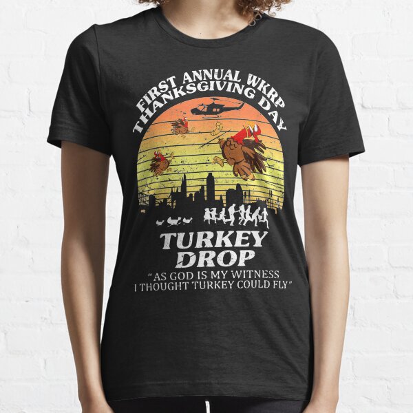 Wkrp-Turkey-Drop Thanksgiving Gift T-Shirt Essential T-Shirt