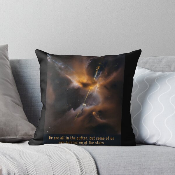 Item preview, Inspirational image with Oscar Wilde quote about stars designed and sold by OkidokiBarlick.