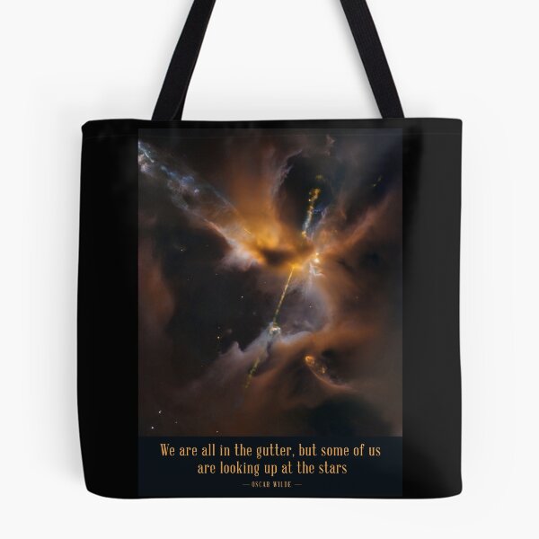 Item preview, Inspirational image with Oscar Wilde quote about stars designed and sold by OkidokiBarlick.