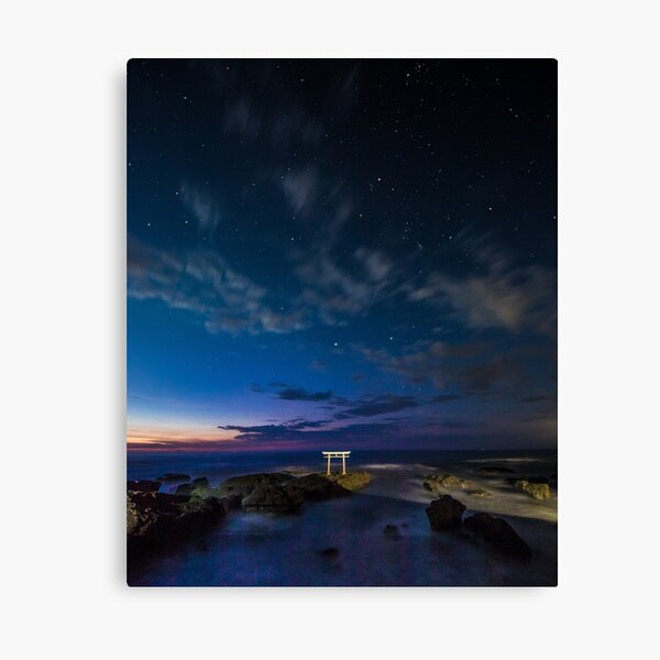 Item preview, Sunrise Over the Japanese Shrine on the Ocean designed and sold by TokyoLens.