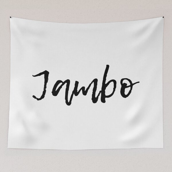 Item preview, Jambo Everyone - Africa Swahili Quote designed and sold by TimorousEclectc.