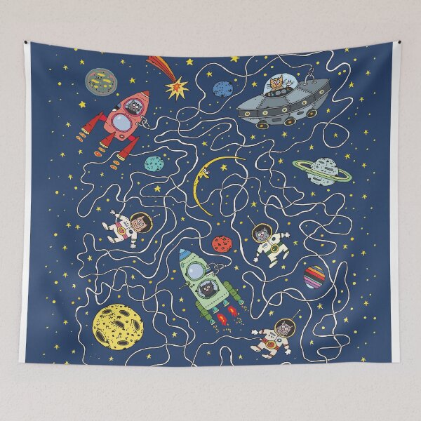 Item preview, A Cat in Space designed and sold by RetroRobbo.