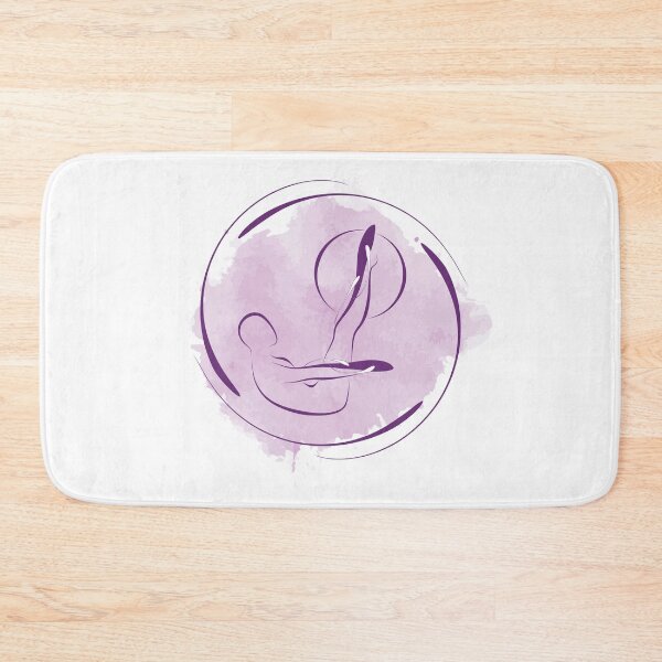 Item preview, Pilates pose with watercolor effect designed and sold by sashica.