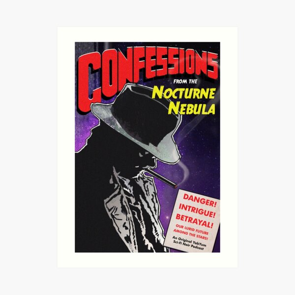 Confessions from the Nocturne Nebula Full Image Art Print