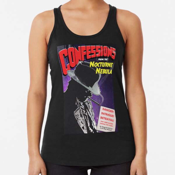 Confessions from the Nocturne Nebula Full Image Racerback Tank Top