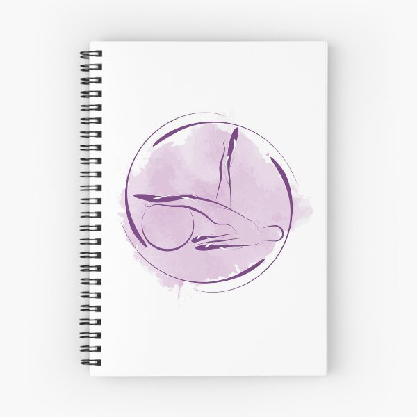 Item preview, Pilates pose with watercolor effect designed and sold by sashica.