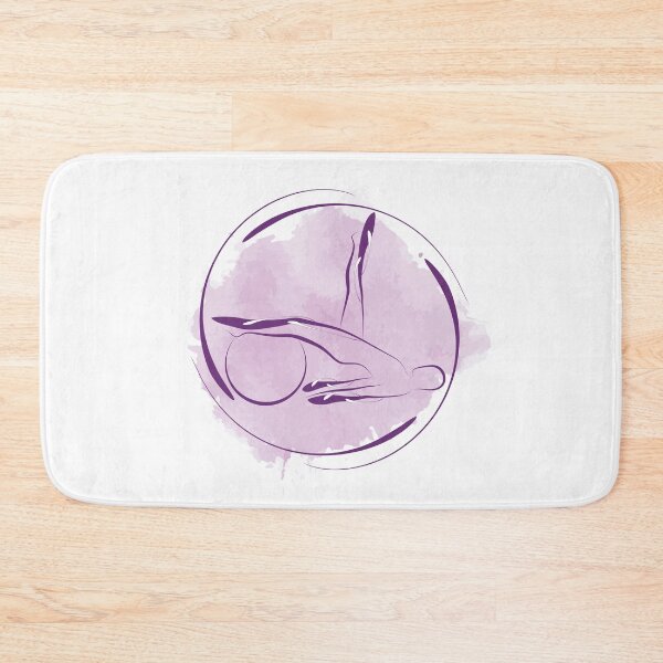 Item preview, Pilates pose with watercolor effect designed and sold by sashica.