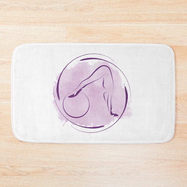Item preview,  Pilates pose with watercolor effect designed and sold by sashica.