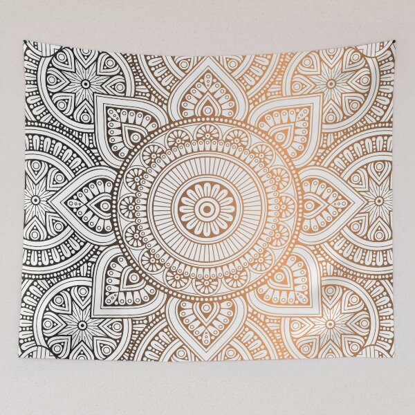 Item preview, Gold Bronze Mandala Pattern Illustration designed and sold by Vic Torys ☆.