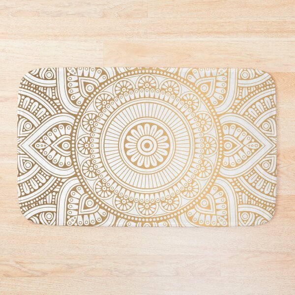 Item preview, Gold Mandala Pattern Illustration With White Shimmer designed and sold by Vic Torys ☆.
