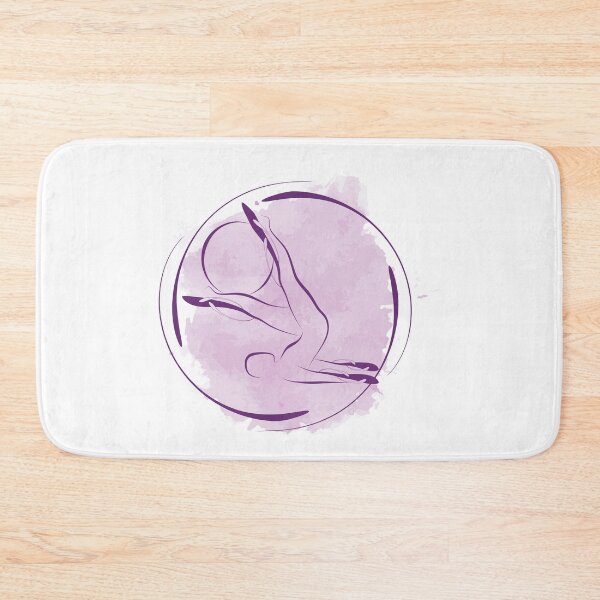 Item preview, Pilates pose with watercolor effect designed and sold by sashica.
