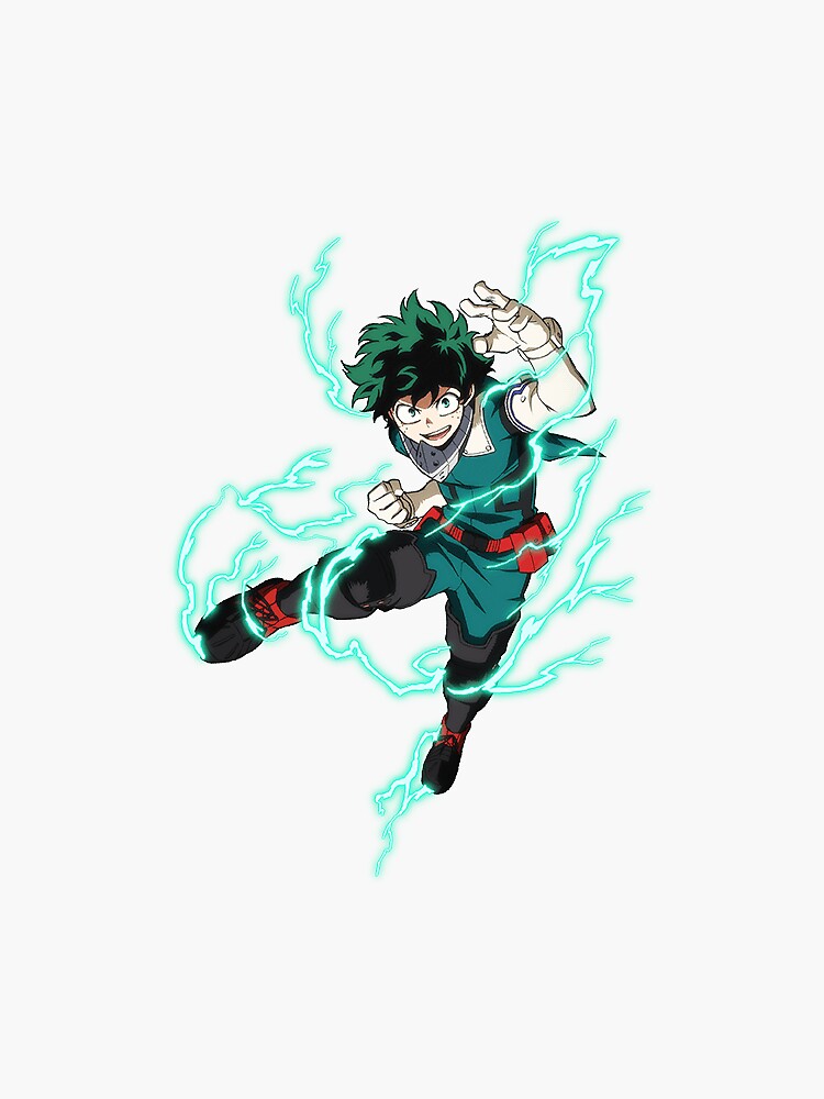 "Deku" Sticker for Sale by redri0t | Redbubble