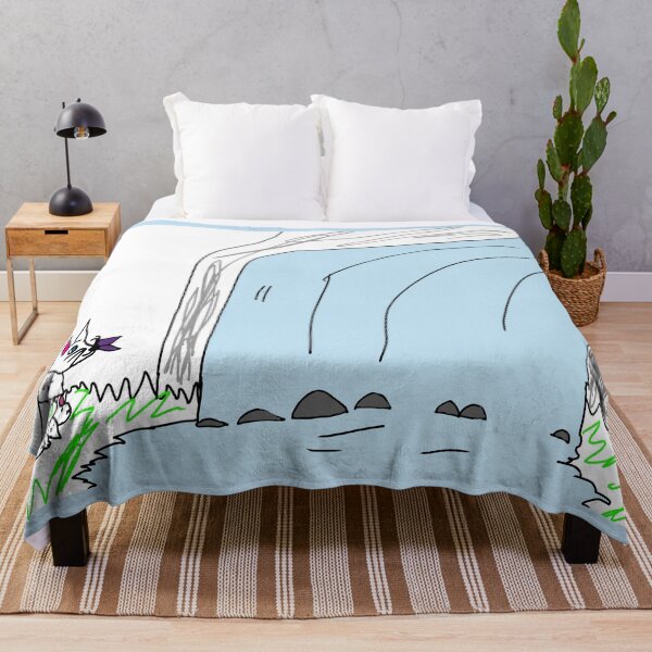 Item preview, Waterfall Kitty designed and sold by NicoletteArt.