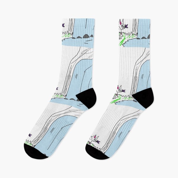 Item preview, Waterfall Kitty designed and sold by NicoletteArt.
