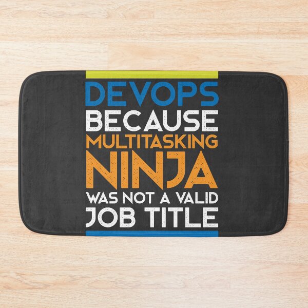 Item preview, Devops Ninja White designed and sold by Caldofran.