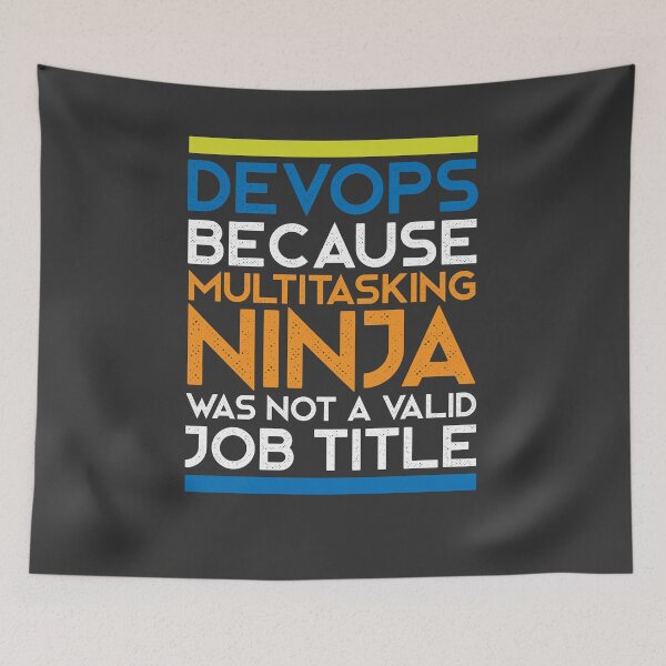 Item preview, Devops Ninja White designed and sold by Caldofran.