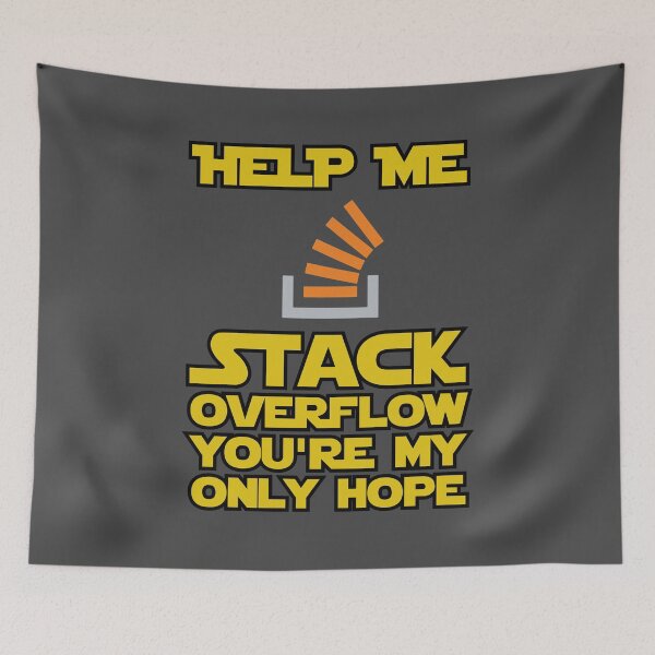 Item preview, Help me Stack Overflow designed and sold by Caldofran.