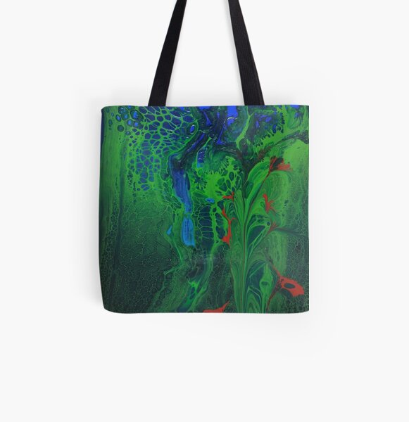 The Leopard Hides in the Jungle All Over Print Tote Bag