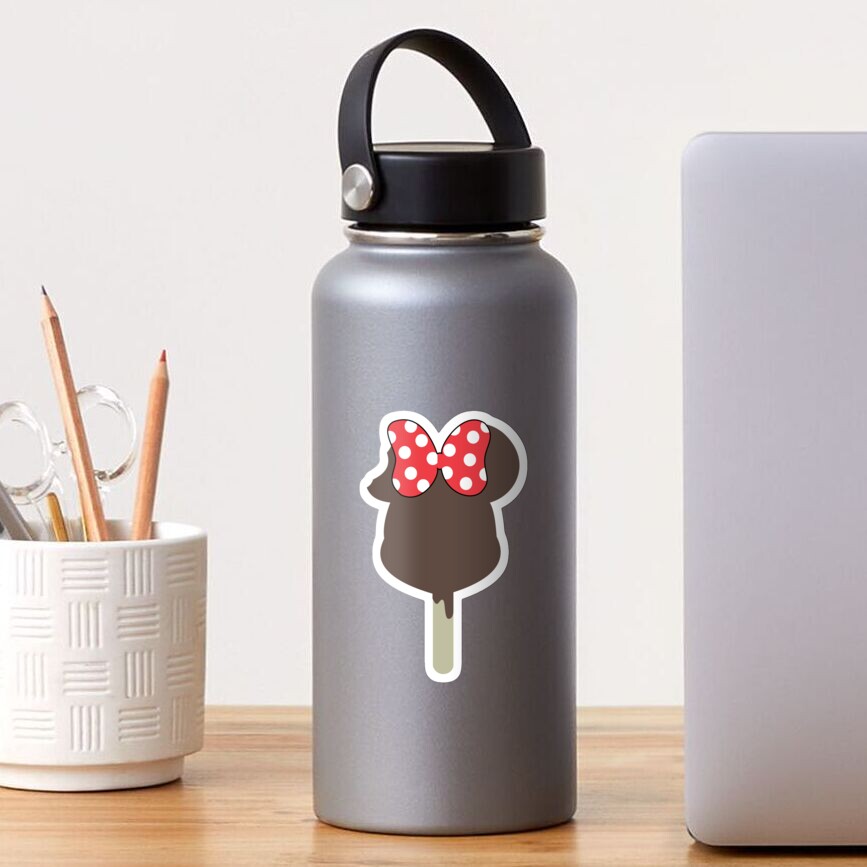 Ice Cream Bar With Bow Sticker