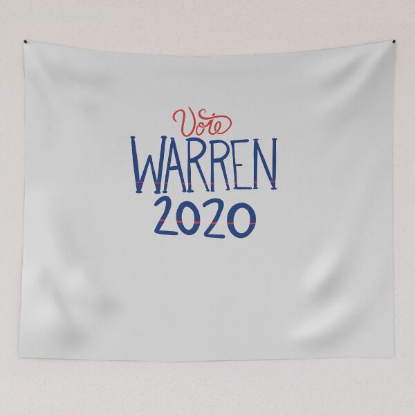 Item preview, Vote Warren 2020 designed and sold by FrictionMaxxing.