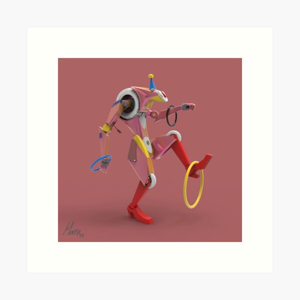 Beast Clown Art Print