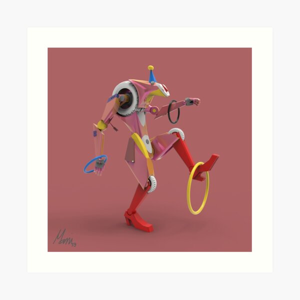 Beast Clown Art Print