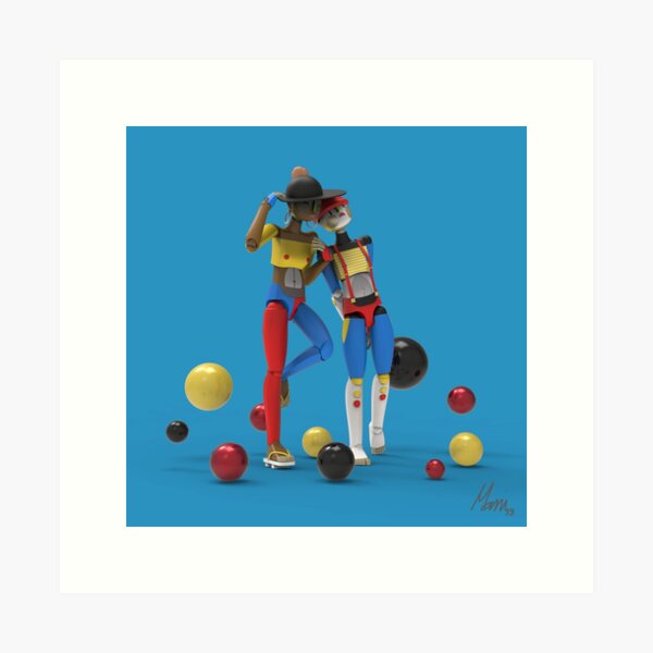 Hana Nono Clown Art Print